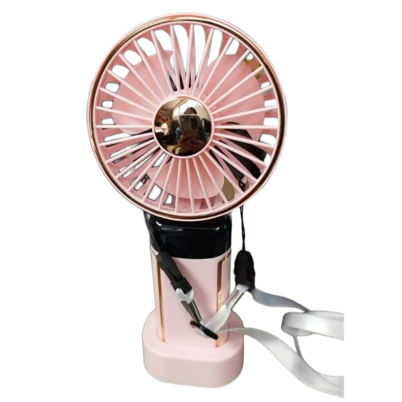 Electric Household USB  Hand Crank Fan Hand Crank Mini Fan Portable Handheld Hanging Rechargeable Fan