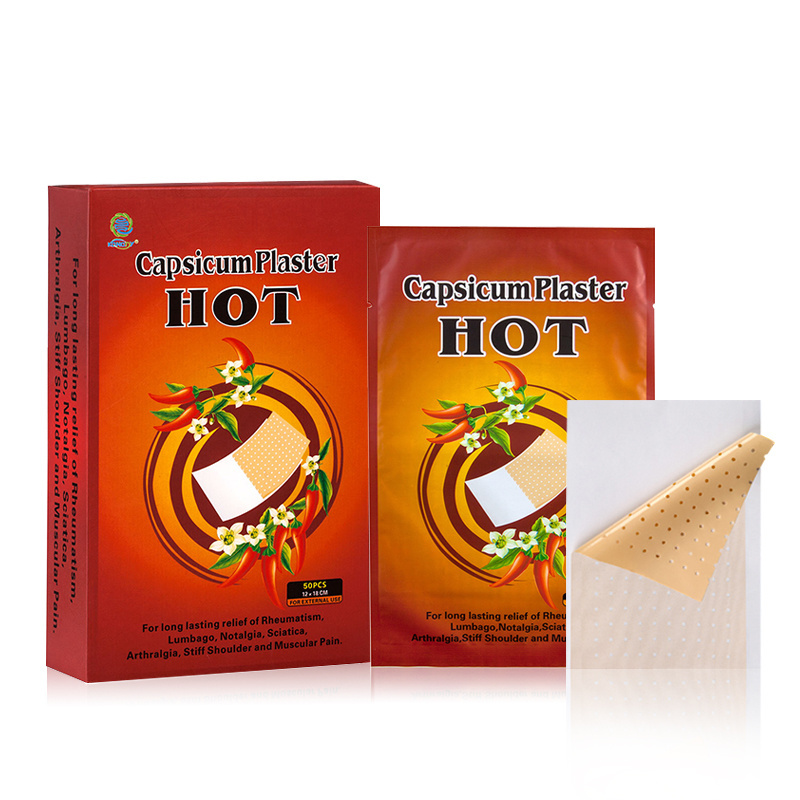 OEM Factory Herbal Plaster Muscle Pain Relief Patch CE Approved Free Sample Capsicum Plaster