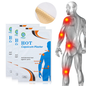 China supplier hot sale hot capsicum rheumatism plaster OEM capsaicin back pain hot capsicum  Herbal Pain Natural plaster