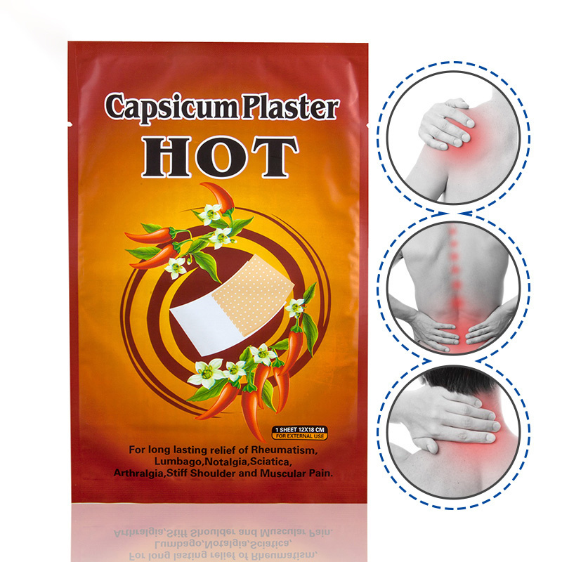 OEM Factory Herbal Plaster Muscle Pain Relief Patch CE Approved Free Sample Capsicum Plaster