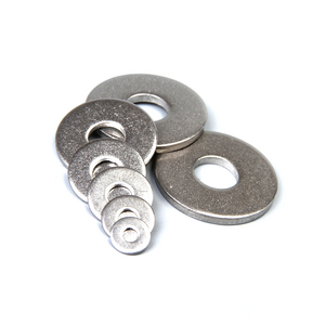 Fastener Brass Copper Colored Metal Round Flat Fender Washers Punched Ring Washer