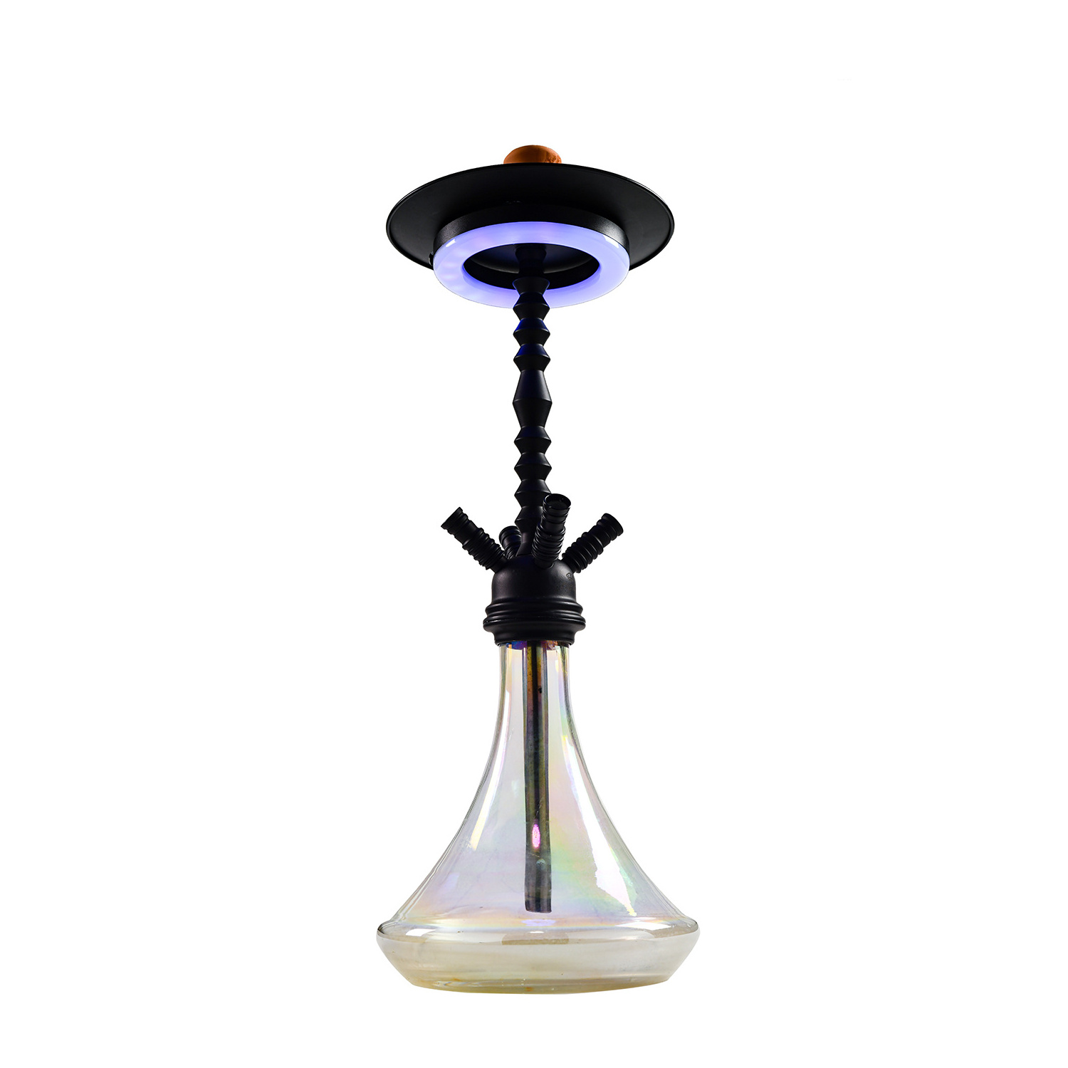 Hot selling portable led hookah 6 inch best led hookah shisha various hookah led base