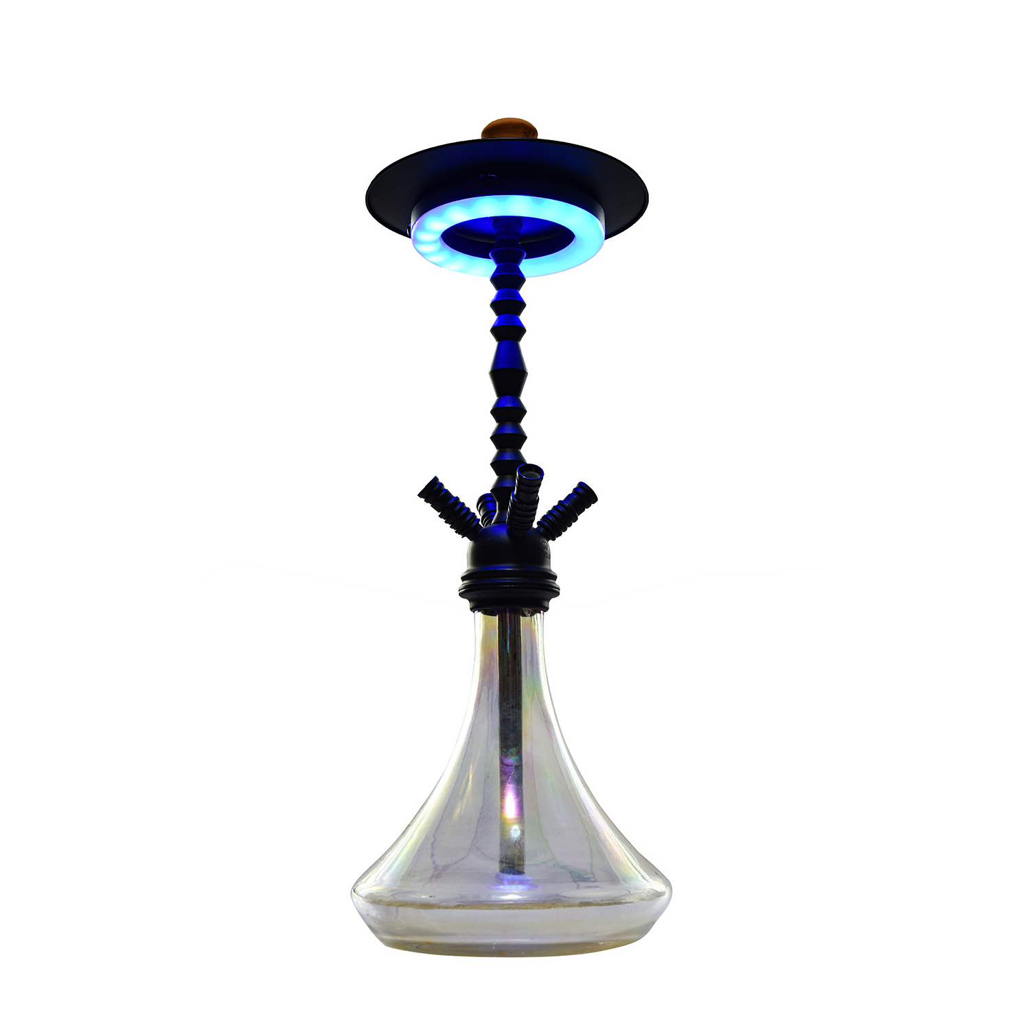 Hot selling portable led hookah 6 inch best led hookah shisha various hookah led base