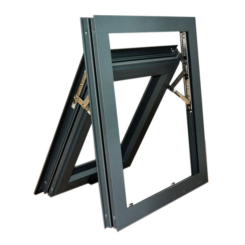 Low Cost Modern design window aluminium profiles hung window with grille awning window