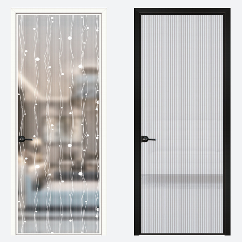 New Model full Panel Customized Casement Aluminium Alloy Glass Door Exterior Security Entrance Doors