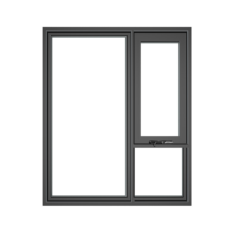 Low Cost Modern design window aluminium profiles hung window with grille awning window