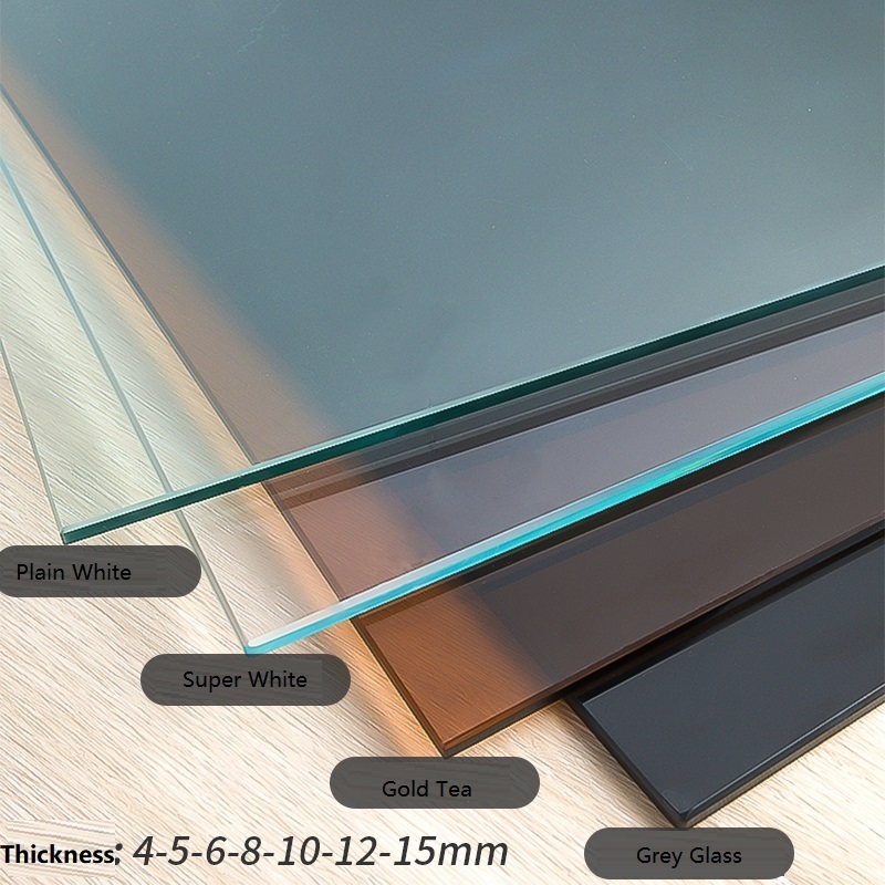 Custom tempered insulated glass 5mm 6mm 9mm air argon soundproof double glazing glass greenhouse glass