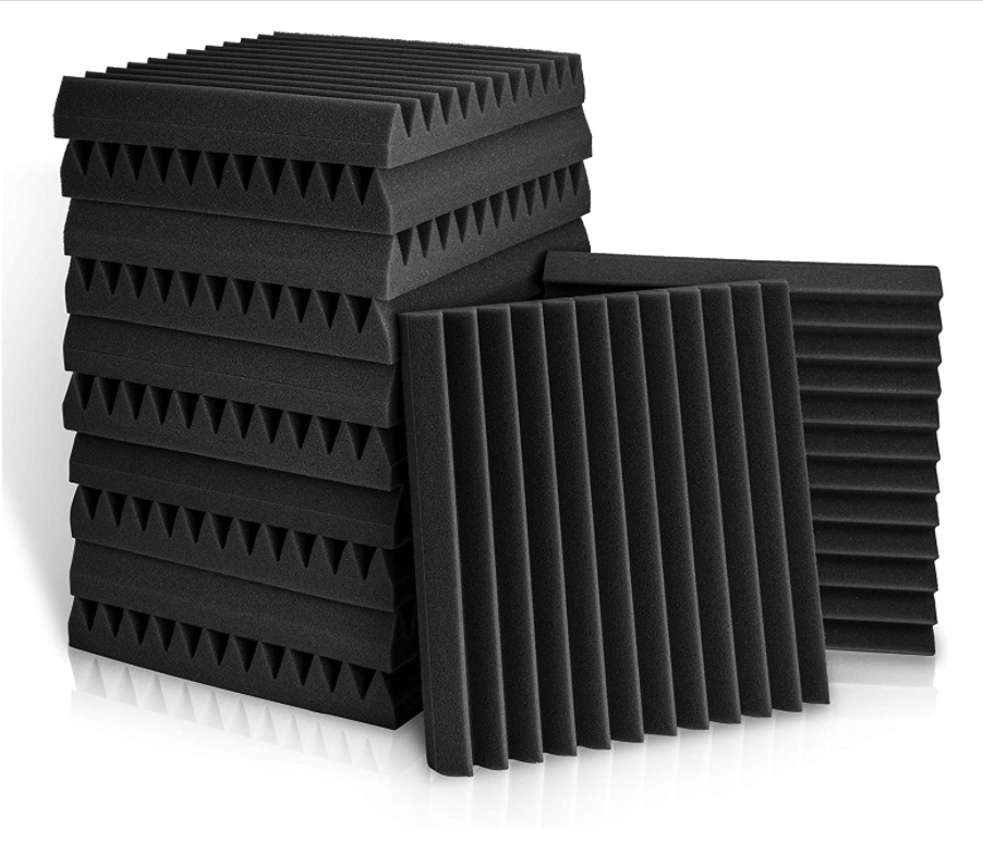 Acoustic Foam Sound Panels wedges,Soundproof Sound Insulation Absorbing for Home and Office