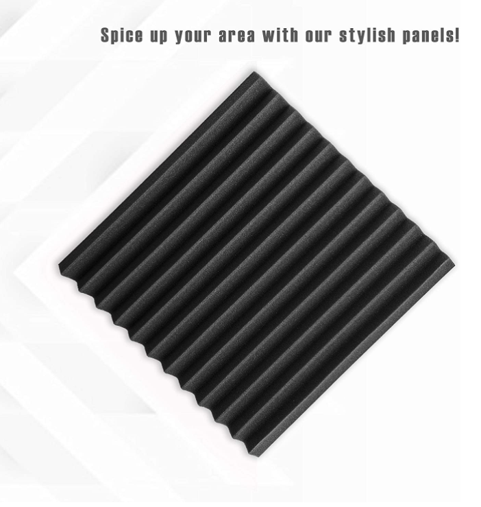 Acoustic Foam Sound Panels wedges,Soundproof Sound Insulation Absorbing for Home and Office