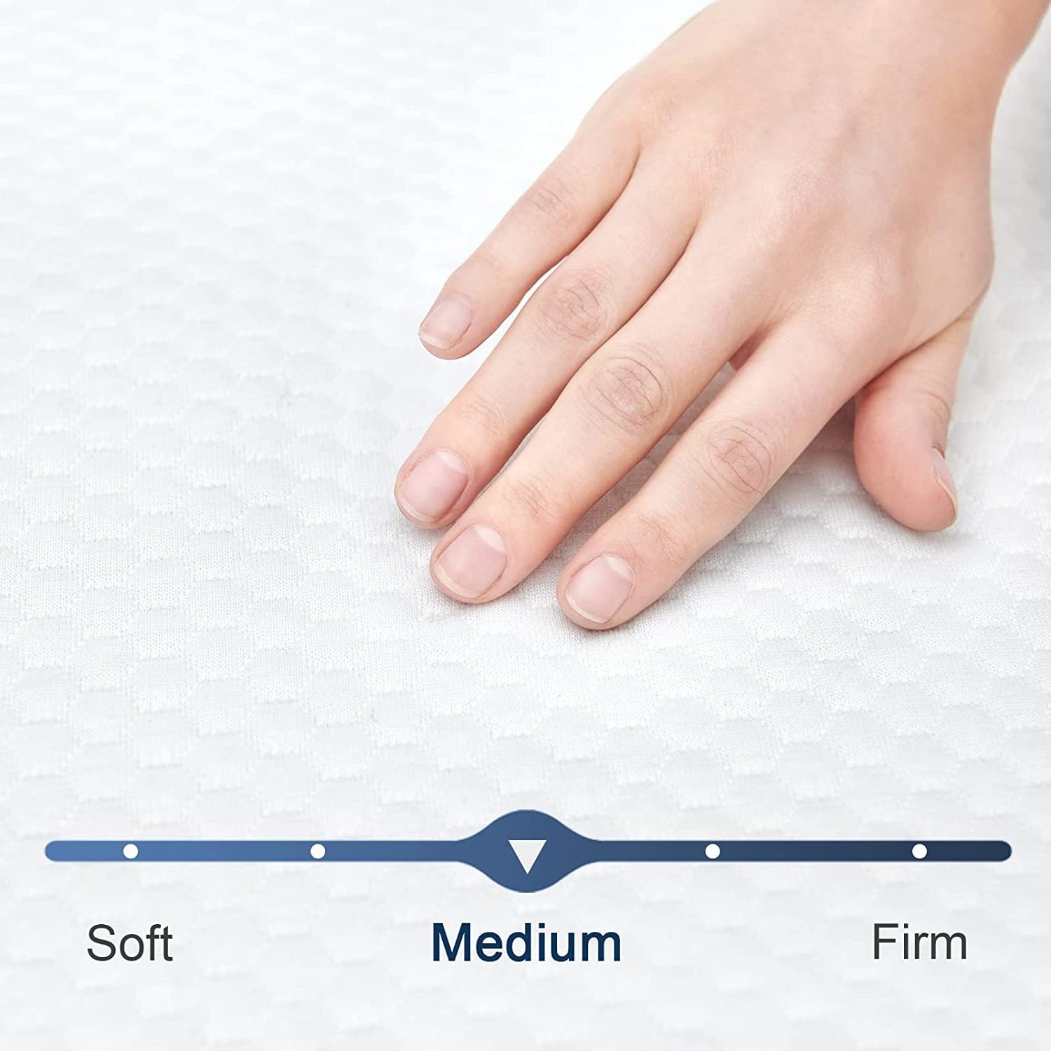 3 inch  Folding Memory Foam Mattress, Portable Mattress Topper with Washable Cover, Non-Slip Bottom