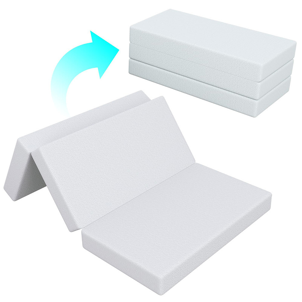 Foldable Pack and Play Mattresses - Breathable Memory Foam Pack n Play Mattress with Sotrage Bag