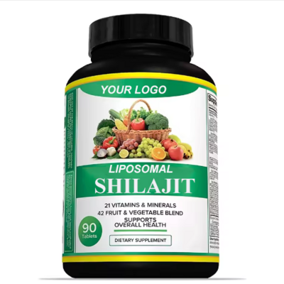 Wholesale Himalayan liposomal Shilajit Resin Capsule  Pure Natural liposomal Shilajit liposomal Capsules