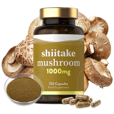 Natural Organic Private Label Shiitake Mushroom Supplement lentinan Bulk Ahcc powder Shiitake Mushroom Extract powder