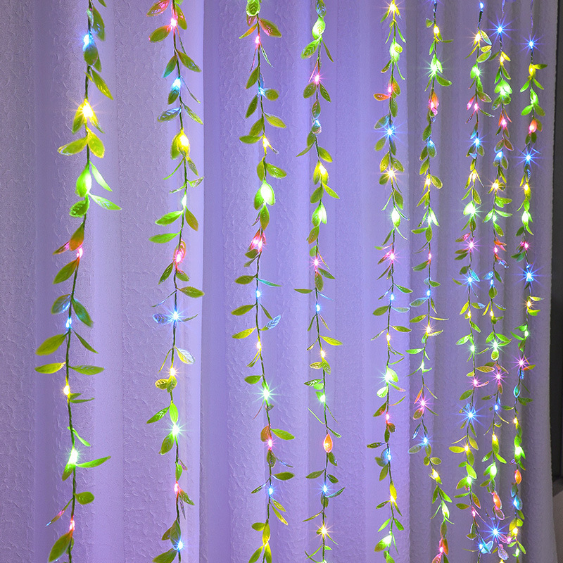 New Nature 3x1m  Fairy LED Curtain Light USB Powered 8 Modes String Decorative Garland Window Waterproof