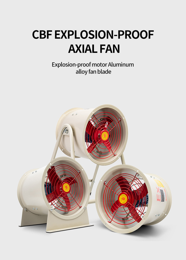 high quality Air Blowers CBF-600 explosion-proof axial flow fan strong ventilation commercial factory Electric fan