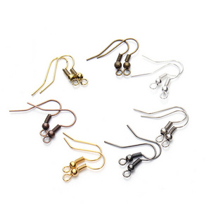 Stainless Steel Hypoallergenic Earring Hooks,  Earring Clasp Wire, DIY Jewelry Making, Earring Accessories, 17x20mm, 50Pcs