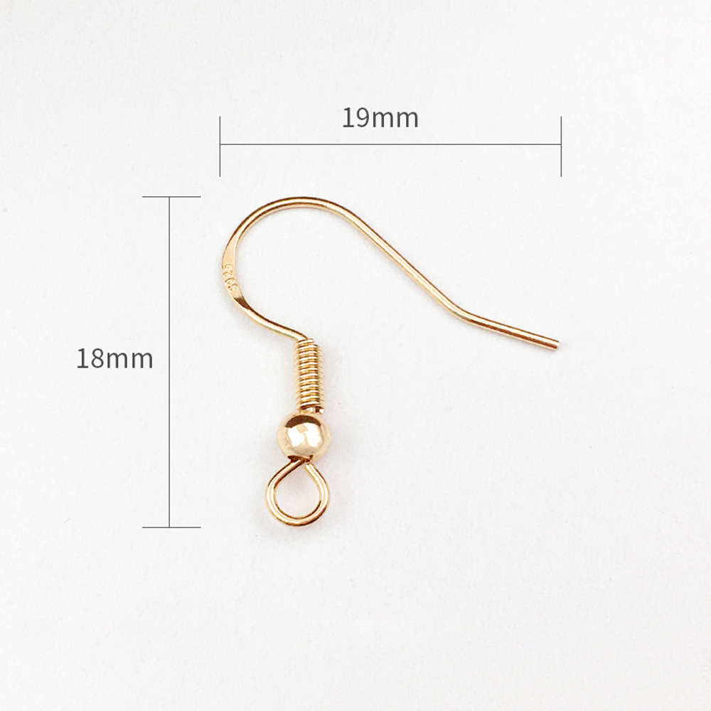 Stainless Steel Hypoallergenic Earring Hooks,  Earring Clasp Wire, DIY Jewelry Making, Earring Accessories, 17x20mm, 50Pcs