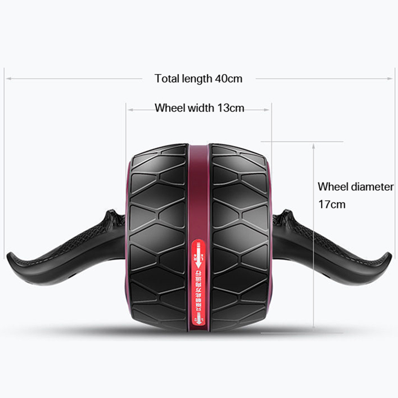 China gym machines commercial abs roller wheel abdominal fitness exercise equipment core workout training