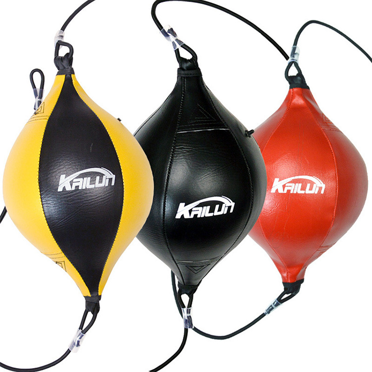 PU boxing speed ball fitness speed boxing ball with pump safety buckle and air needle and other accessories