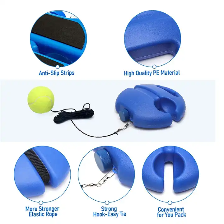 Newly wholesale fashion outdoor sports beginner tennis trainer rebound tennis training device equipment swing tool