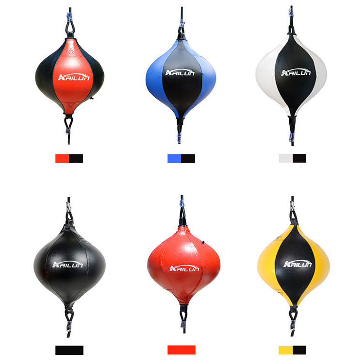 PU boxing speed ball fitness speed boxing ball with pump safety buckle and air needle and other accessories