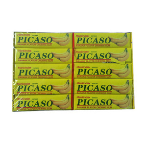 Picaso banana chewing gum