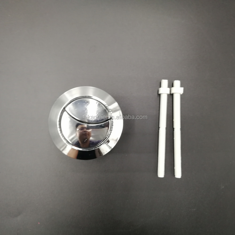 One piece dual-flush toilet tank valves