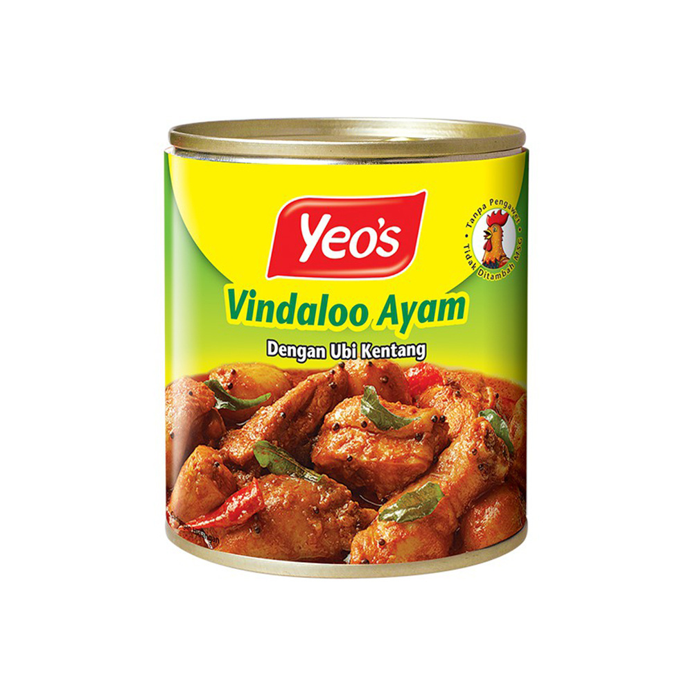 Wholesale Can Food (Rendang / Vindaloo / Curry / Beef / Potato) Variety Flavors Instant Ready to Eat Meat Perfect For Camping