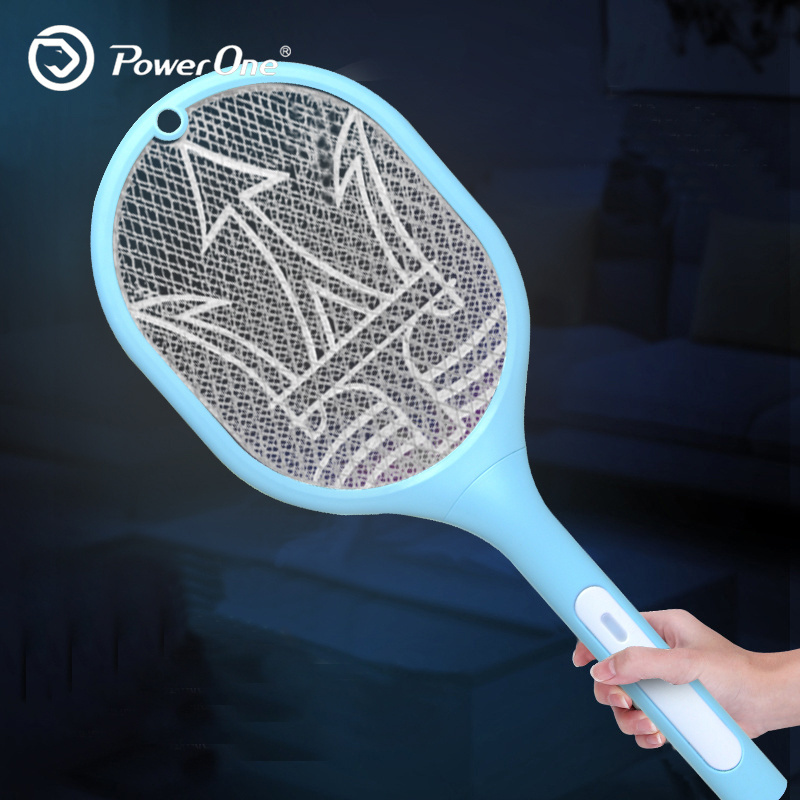 Electric Insect Zap Power Burst Mosquito Racket Rechargeable Battery Bug Killer Bat Electronic Fly Swatter