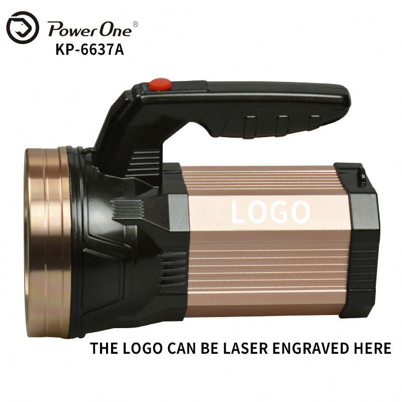 Portable Powerful High Lumen Flashlight Blinker Function Spotlight Built In Battery Powered LED Work Lights