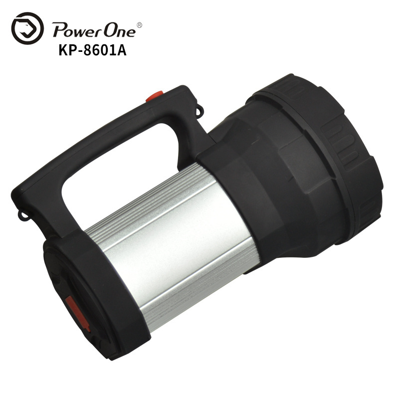 High Range Emergency Manual Aluminum Alloy Housing Searchlight Rechargeable Spotlight 15w Hand Held Search Light