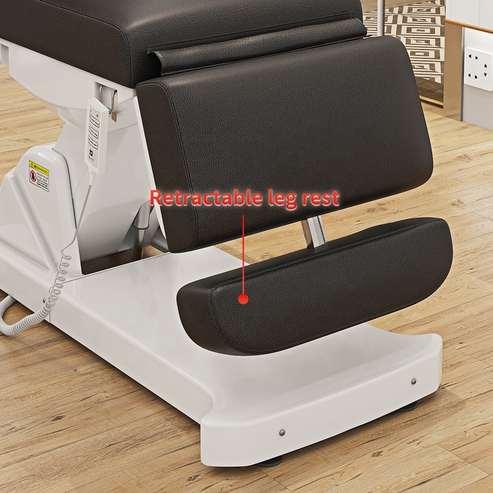 SONKLY Factory direct luxury electric 3 motor salon bed eyelash bed chair electric beauty table massage table