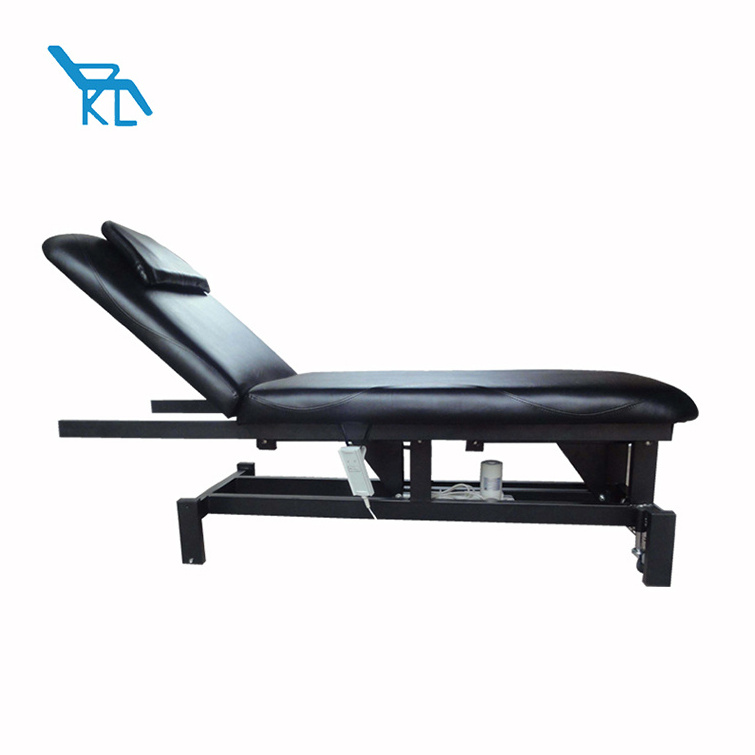 Kangli good quality portable electric massage table for sale master massage equipment adjustable massage table with two motors