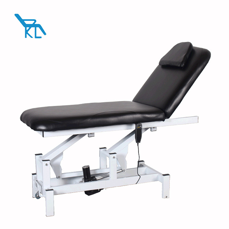 Kangli good quality portable electric massage table for sale master massage equipment adjustable massage table with two motors