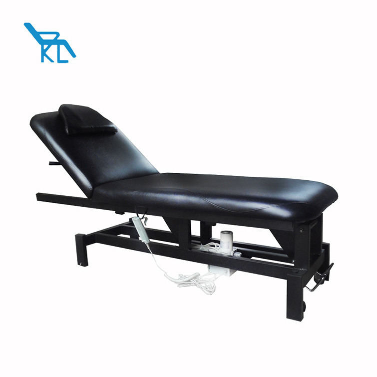 Kangli good quality portable electric massage table for sale master massage equipment adjustable massage table with two motors