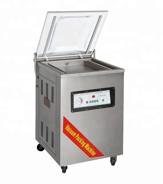 Dz500 Automatic Packing Machines Gas Aeration Single Chamber Food Plastic Vacuum Sealer wrapping Machine