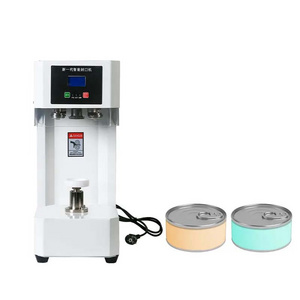 High Quality Intelligent Full Automation Beer Boba Tin Can Sealer Machine PET Can Sealer Auto Coffee Can Sealing Machine