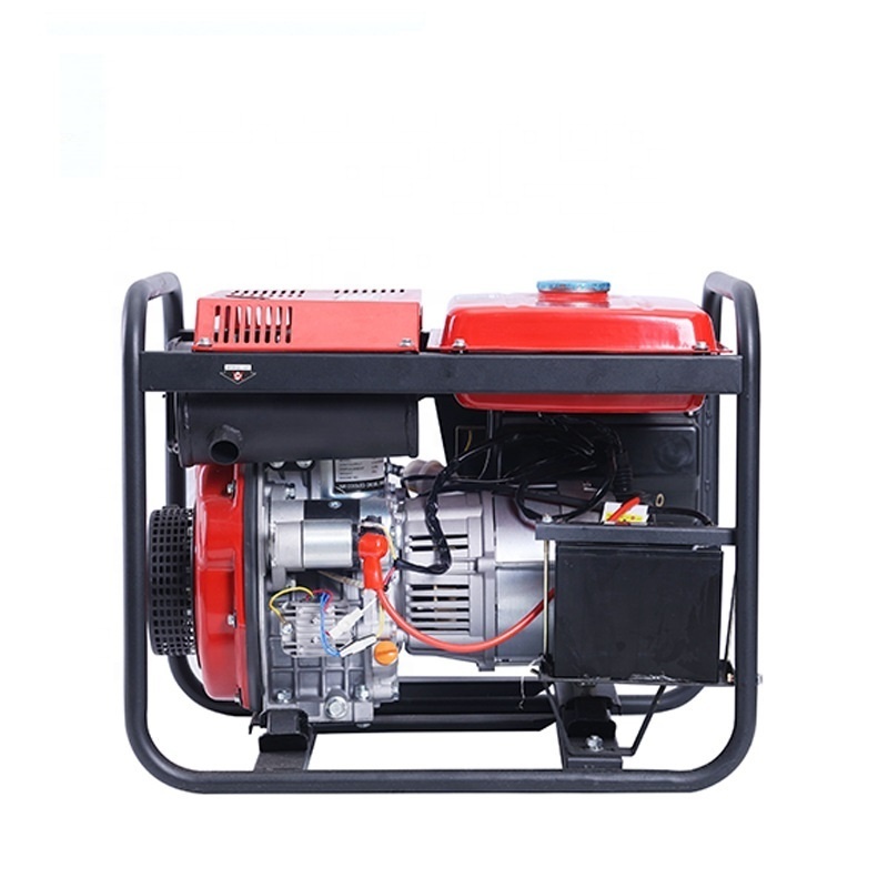 3/5.5/6.5/8/10KW small portable diesel generator set 220V single-phase 380V three-phase portable power generator