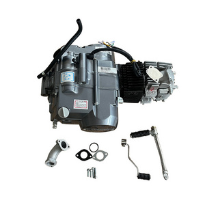 lifan engine assembly Lifan 125cc engine   half automatic electric start motor with aluminum cylinder