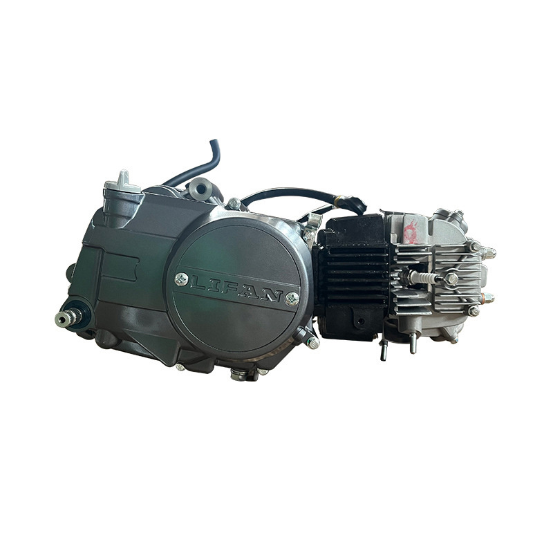 lifan engine assembly Lifan 125cc engine   half automatic electric start motor with aluminum cylinder