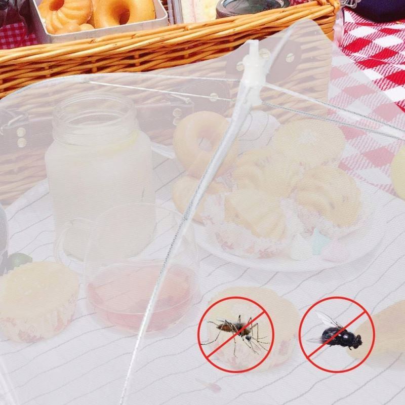 Kitchen Collapsible Mesh Food Cover Tent Reusable Food Umbrella for Home Outdoor