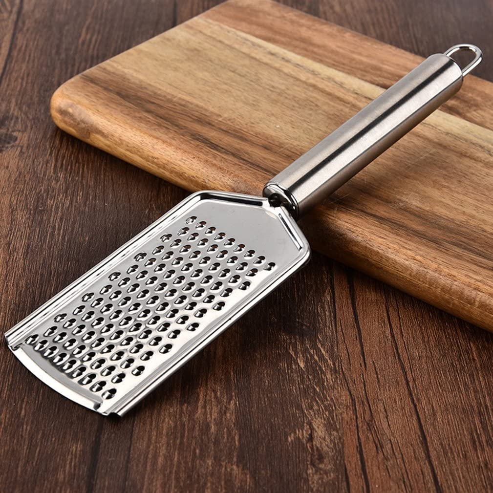 Multifunctional Stainless Steel  Kitchen Garlic Vegetable Ginger Grater Flat Cheese Grater