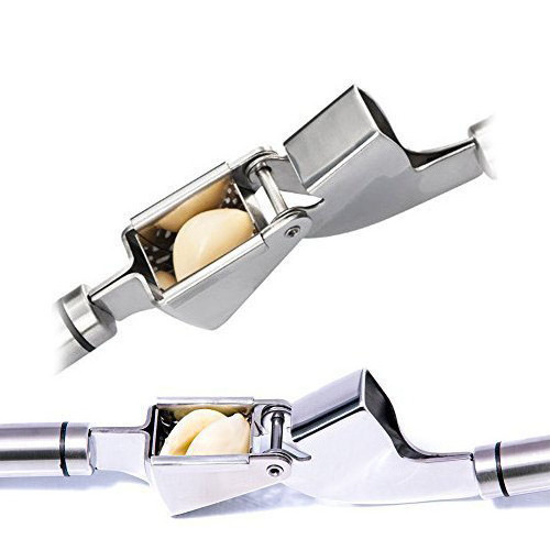 Hot Sale Stainless Steel Ginger Smasher Garlic Press Crusher and Mincer  Garlic Press