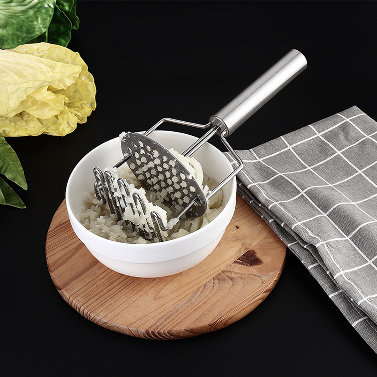 Kitchen Potato Masher Heavy Duty Potato Stainless Steel Potato Press