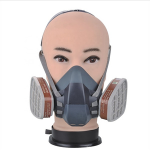 Silicone  gas Mask custom chemical respirator  half face gas mask for Spray paint