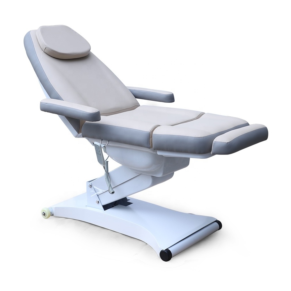 2024 Kangmei Therapy Beauty Salon 4 Electric Motors Beauty Treatment Rotation Massage Table Facial Bed Podiatry Aesthetic Chair