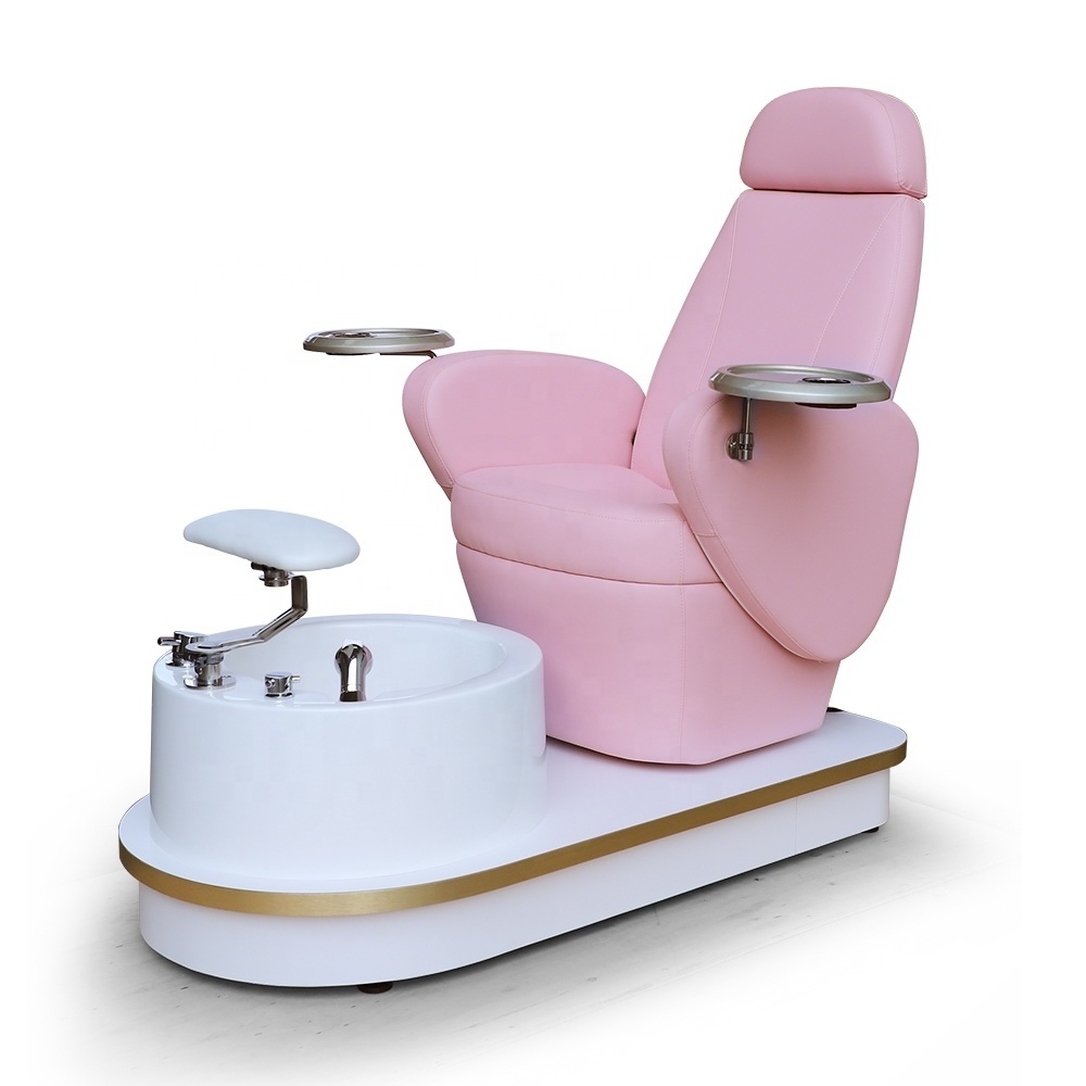 Cheap Price Luxury Wholesale Modern Beauty Nail Salon Discharge Pump Pipeless Whirlpool Foot Spa Manicure Pedicure Chair