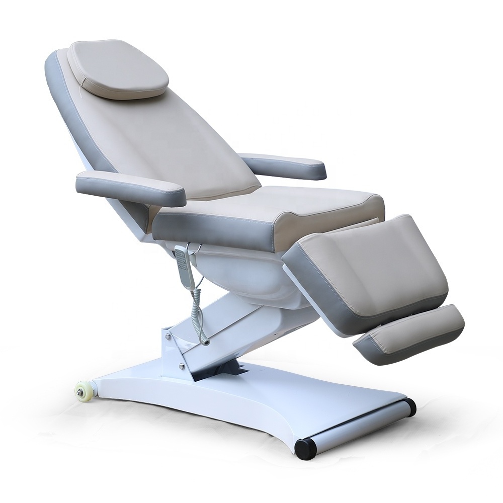 2024 Kangmei Therapy Beauty Salon 4 Electric Motors Beauty Treatment Rotation Massage Table Facial Bed Podiatry Aesthetic Chair