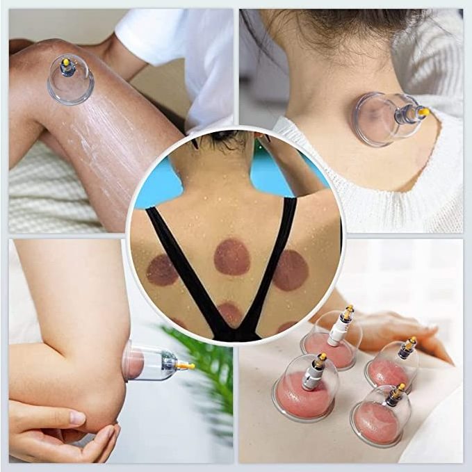 Cupping Cups Therapy Cupping Set Household Pull Out Vacuum Cupping Kit Traditional Chinese Hot Selling 12pcs Body CE 12 Cups 100