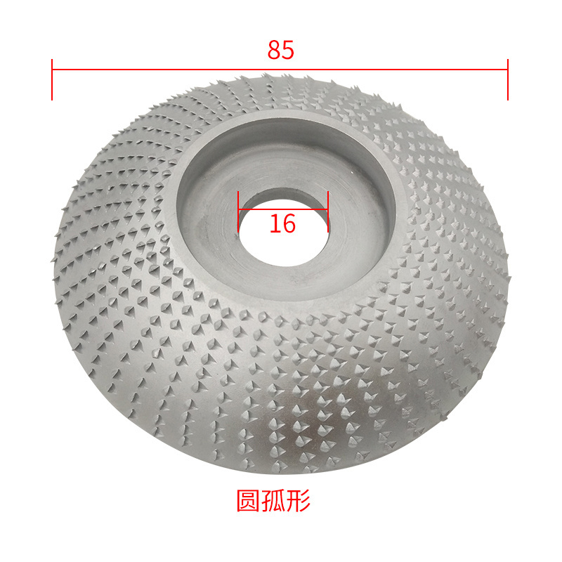 100mm Extreme Shaping Disc 16mm Bore Tungsten Carbide Wood Carving Disc Grinder Disc for 100 115 Angle Grinder Woodworking Tool